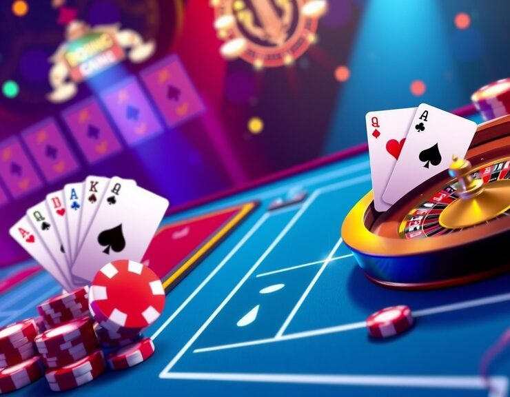 Tampilan meja live dealer permata55 dengan studio HD
